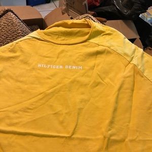 🔴TOMMY HILFIGER DENIM ORIGINAL ORANGE HOMRE TSHIRT